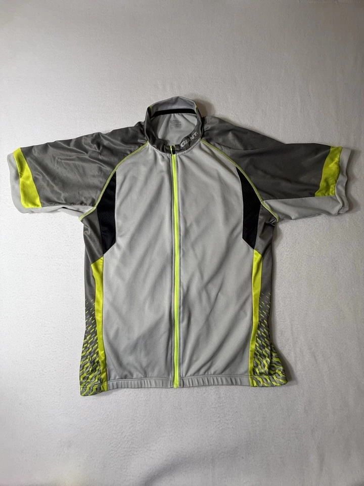 Camiseta de ciclismo para hombre Giant Brand gris y verde talla XL Foto 4 de 4