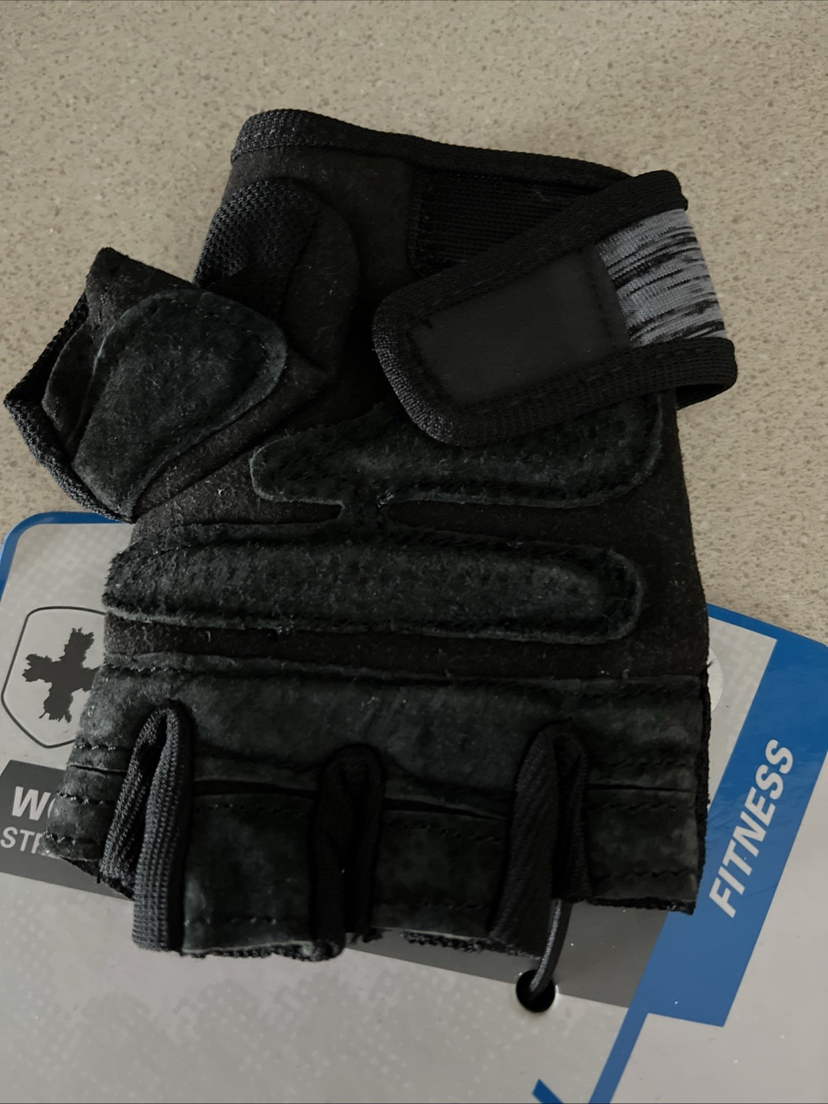 Harbinger Women's FlexFit Fitness Strength Gloves - Pair - Black/Grey -Small NEW