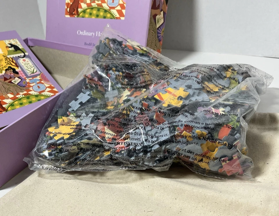 Bodil Jane Indian Garden Ordinary Habit 500 Piece Jigsaw Puzzle SEALED - Image 4 of 4