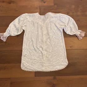 Vintage 80s 90s Colesce Couture Lingerie Romantic Lace Nightgown, Large, USA