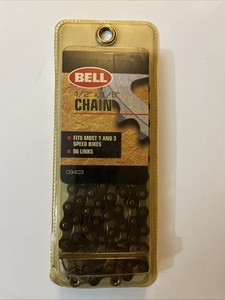 Bell Sports 7070948 Bronze Steel 96-Links Bicycle Chain 1/2 x 1/8 in.