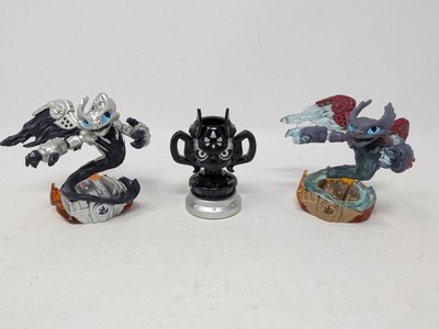 Skylanders SUPERCHARGERS - Spitfire, Dark Spitfire, Kaos Trophy Figure Lot