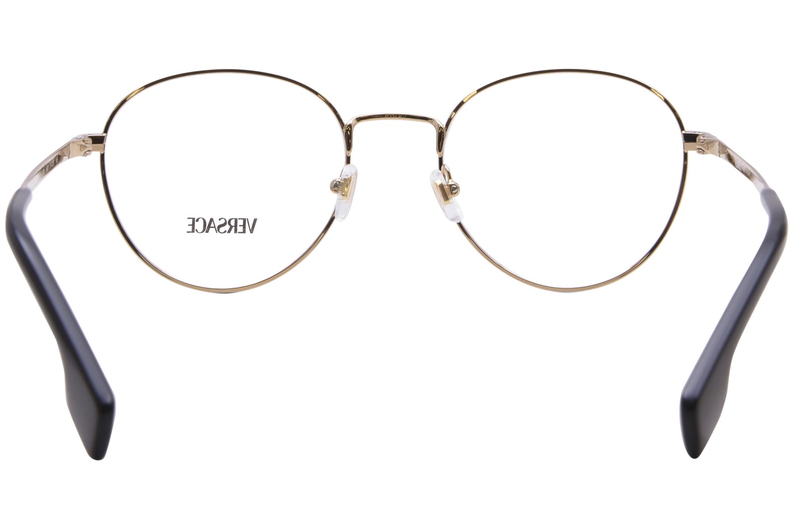 Versace VE1279 1480 Eyeglasses Men's Gold/Bordeaux Full Rim Round Shape 51mm thumbnail 4