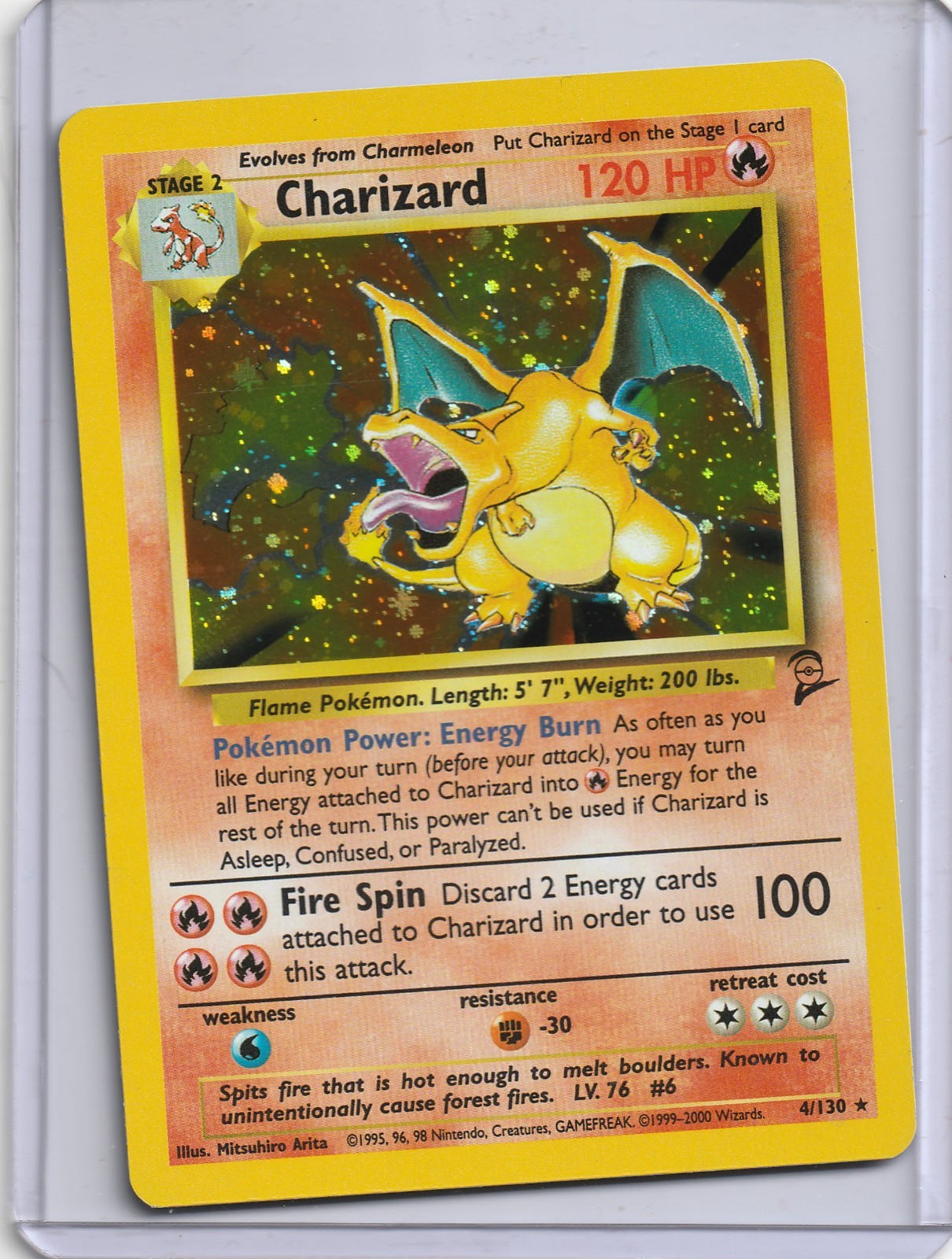 Charizard 004/130 Base Set 2 Holo NM- LP *info in the description*