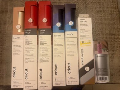 Cricut Smart Vinyl Iron-On Bundle Joy Xtra Maker Explore 8 New Materials