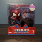 Hot Toys Cosbaby Spider-Man & Spider-Bot Bobblehead Disney Parks Avengers Campus