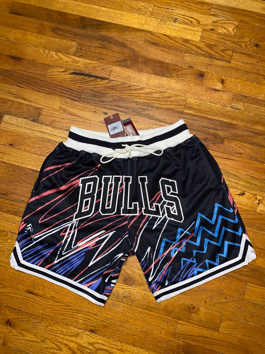 just don bulls shorts black