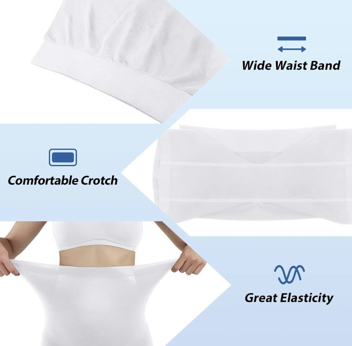 Bestena Pack Slip Shorts for Women Under Dress, Anti Chafing