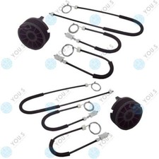 für RENAULT MEGANE II Cabrio Fensterheber Reparatursatz SET Vorne Links + Rechts