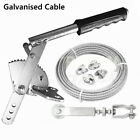 <!--F#f_0-->Trailer Mechanical Hand Brake Cable 8m Gal Rope Grips Adjuster Handle Lever SB<!--F/-->