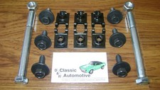 Front Leaf Spring Bracket Mounting 16pc Eye Bolts J-Clips Camaro Firebird Nova
