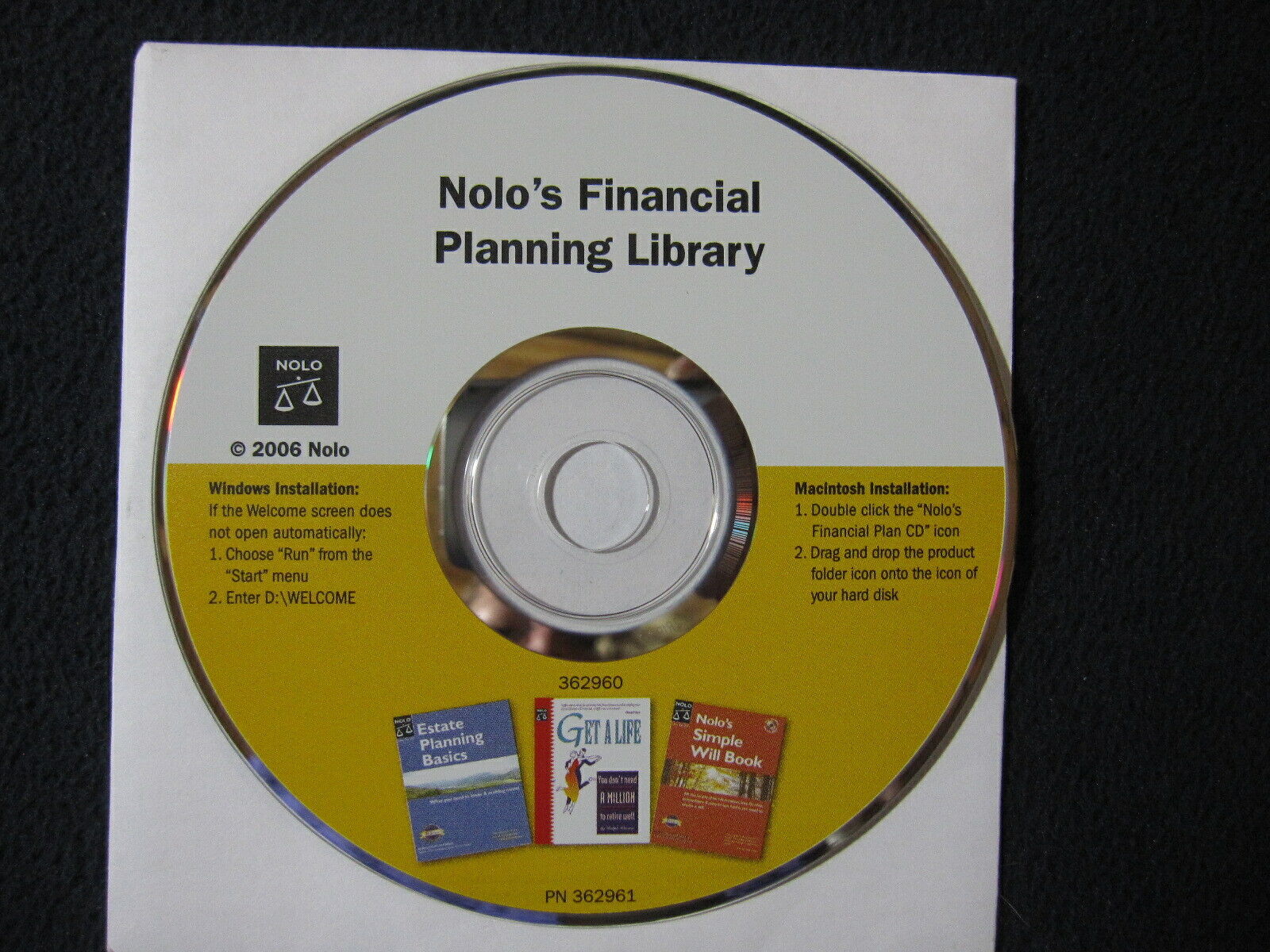 Nolo's Financial Planning Library [CD-ROM] 2006