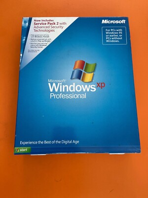 Windows Xp Retail Microsoft Windows XP Professional Full Retail Package Includes Service ...