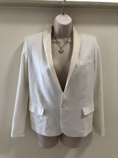 ISABEL MARANT Jacket In Ivory Silk & Cotton Fr36. Excellent Condition