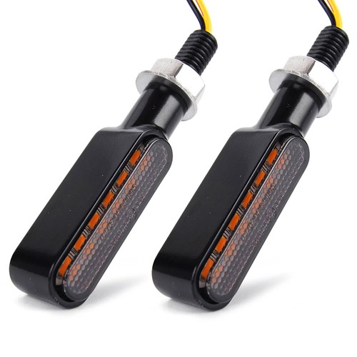 Double Side Flowing Motorcycle Turn Signal LED Motorcycle Light Built-in Relay Flashing Blinker Universal Warning Lamp Indicator - Foto 3