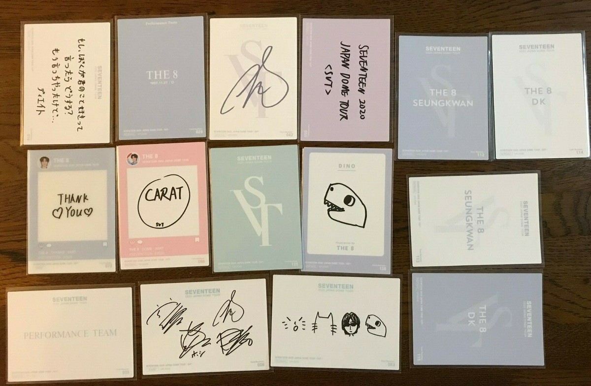 THE8 'SEVENTEEN 2020 JAPAN DOME TOUR' Official Photocard SVT SOLO