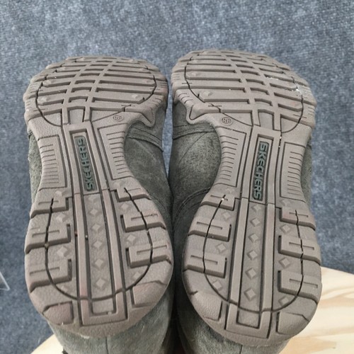 Botas Skechers Mujer 9 Zappiest Botines Gris Cuero Informal Planas SN 49590 - Imagen 11 de 17