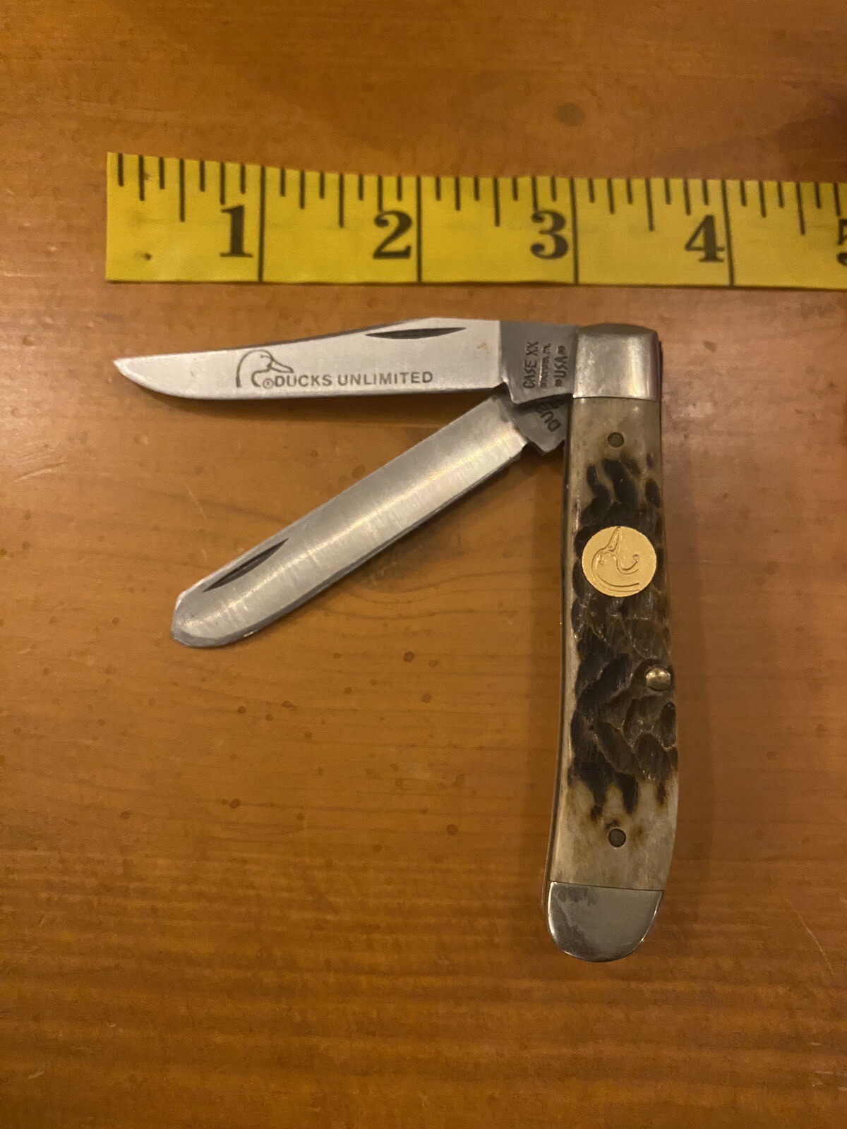 Used Case Ducks Unlimited Folding Trapper Knife Philippine Consulate