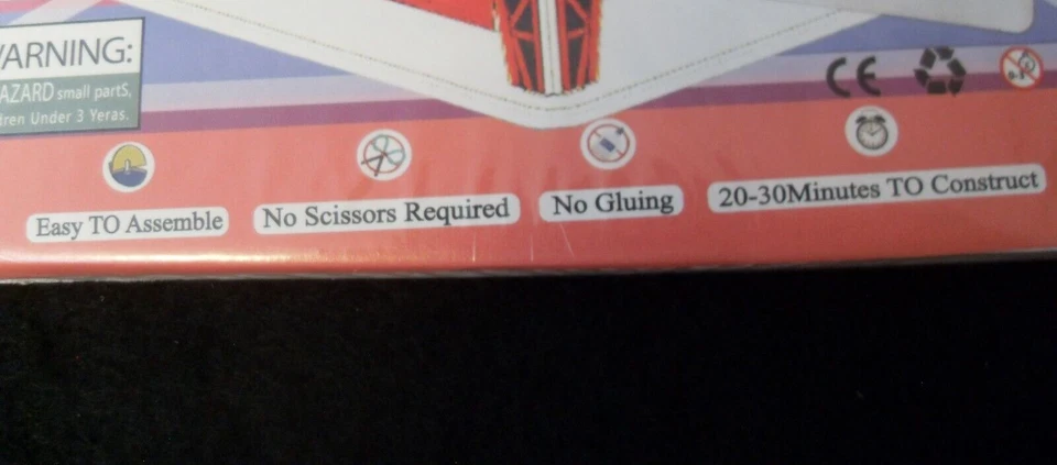 NEW Gishia 3D Paper & Foam Board Puzzle ~ TOKYO TOWER ~ 24 Pieces KIDS DIY - Image 4 of 4