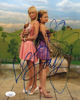 SALE! Paris Hilton & Nicole Richie THE SIMPLE LIFE Signed 8x10 Photo JSA COA