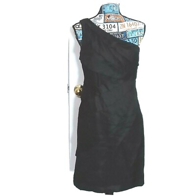 london times one shoulder dress London Times | Dresses | Silver London Times One Shoulder Dress Size 8