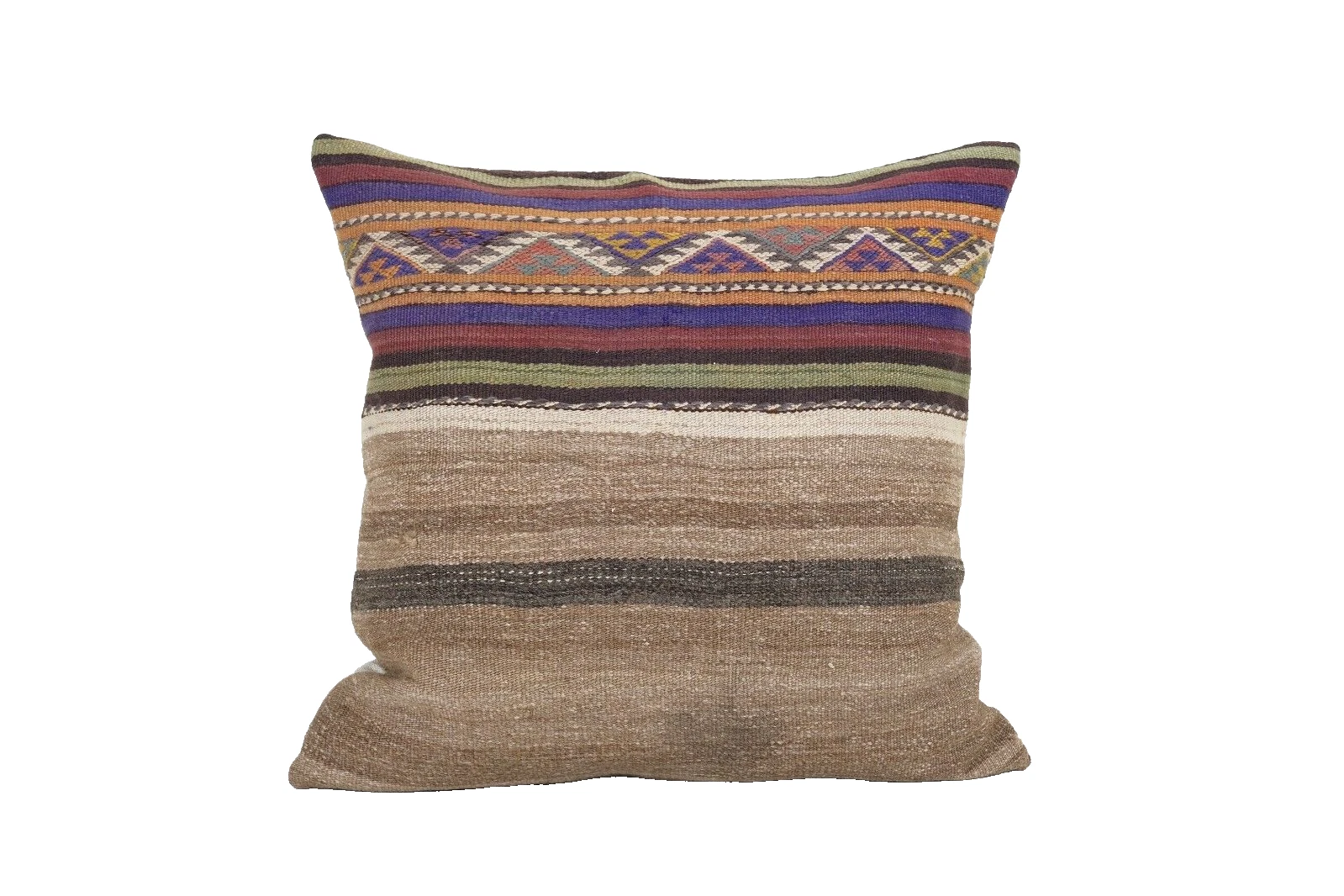 Handmade Decorative Kilim Pillow, Kilim Cushion Cover, Tribal Pillow Cover