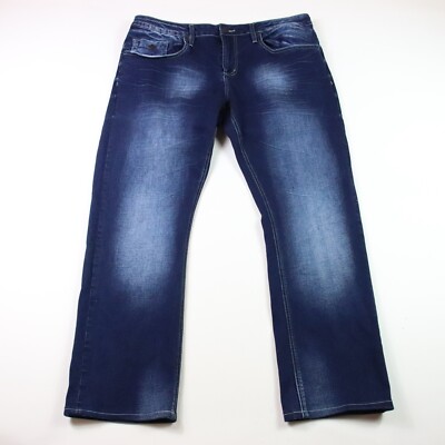 Buffalo David Bitton Jeans 38x30 Evan-X Basic Slim Fit Stretch