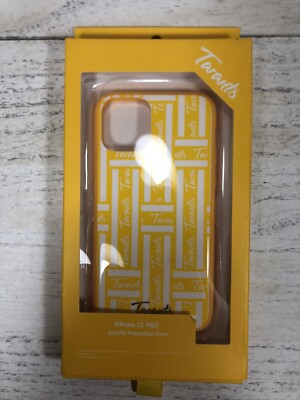 Taranto iPhone 11 Pro Mobile Cell Phone Protective Case Yellow Graffiti NEW