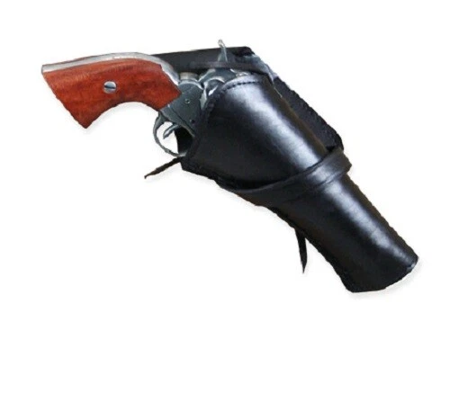 Gun Holster Belt Leather Revolver Pistol Tooled .22 .35/357 .44/45 Cal Western - Image 2 of 2