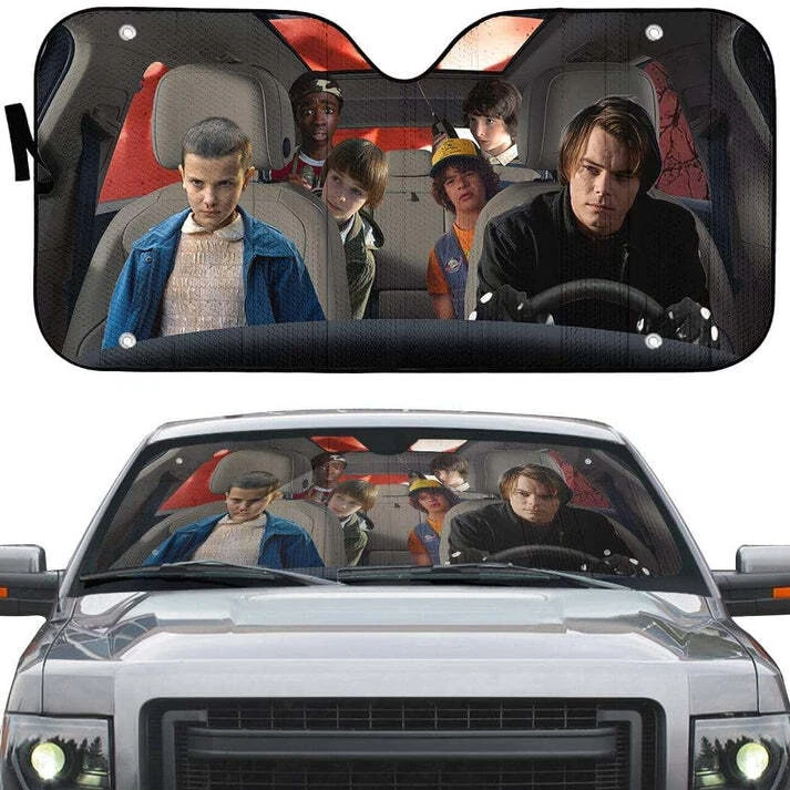 Stranger Things Teaser Custom Car Auto Sunshade