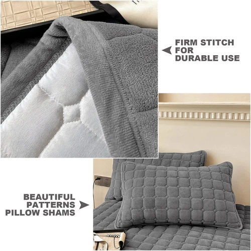 Tagesdecke Bettüberwurf gesteppt Steppdecke Überwurf Bett Sofa Überdecke Decke - Bild 10 von 32