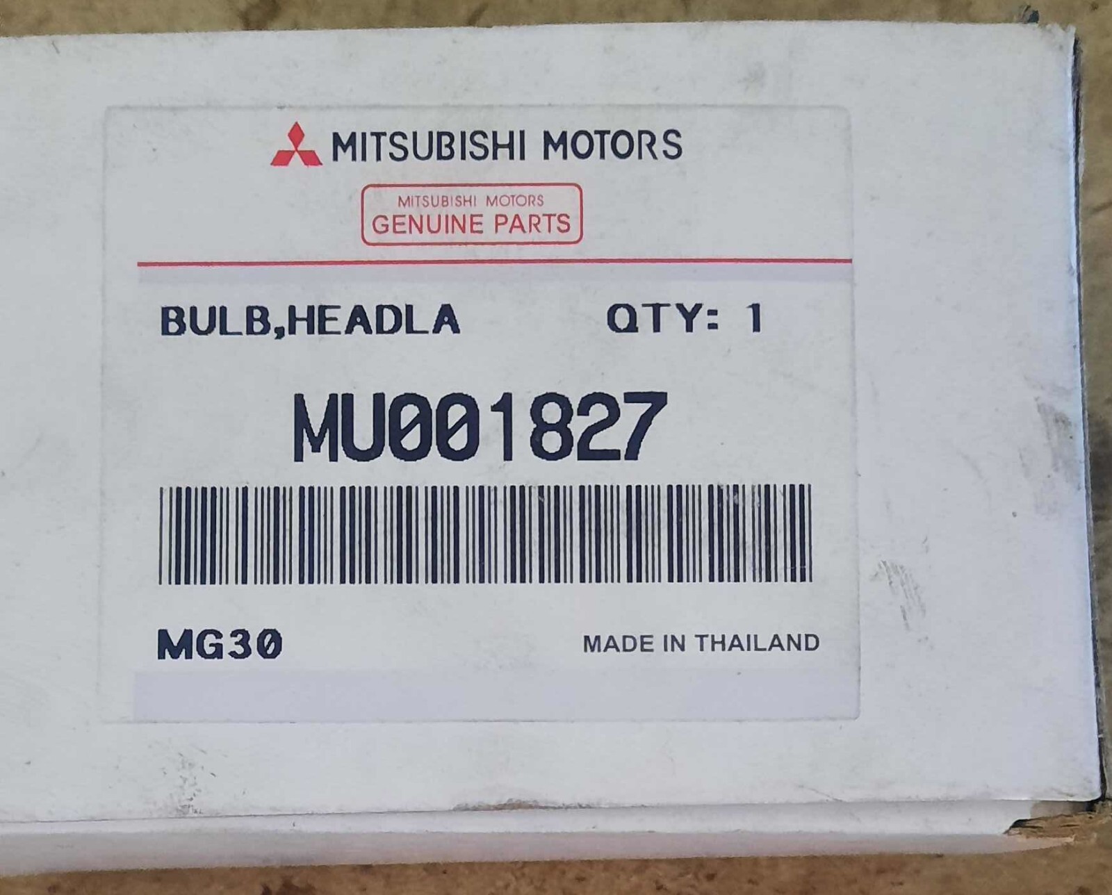 Genuine Mitsubishi Triton MQ HID Headlight Headlamp Globe Bulb MU001827