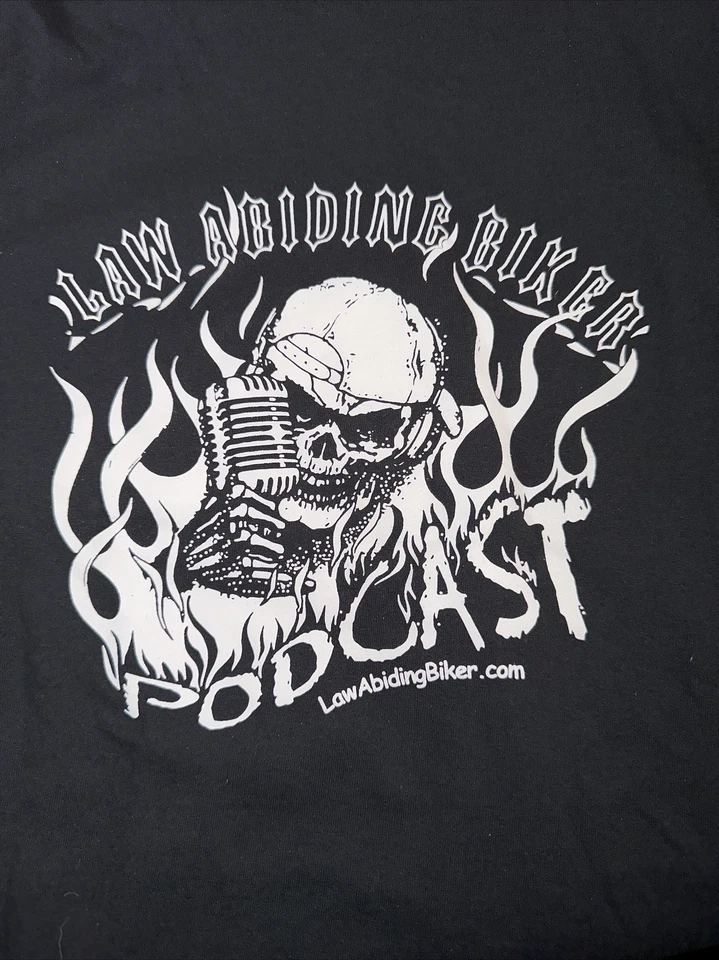 Biker Revolution T-Shirt Size 2XL Law Abiding Biker Podcast - Image 2 of 4
