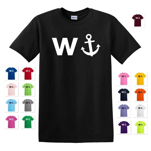 W ANCHOR WANKER ENGLISH COLLEGE OFFENSIVE FUNNY GAG HUMOR GIFT TEE T-SHIRT