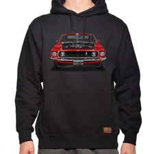 1969 Mustang Mach 1 The Legend Classic Car- Men's/Unisex Hoodie Made in USA