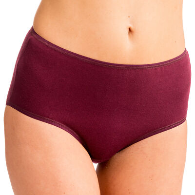 HERMKO 5011 3er Pack Damen Taillenslip aus Baumwolle/Elastan Maxi-Schlüpfer