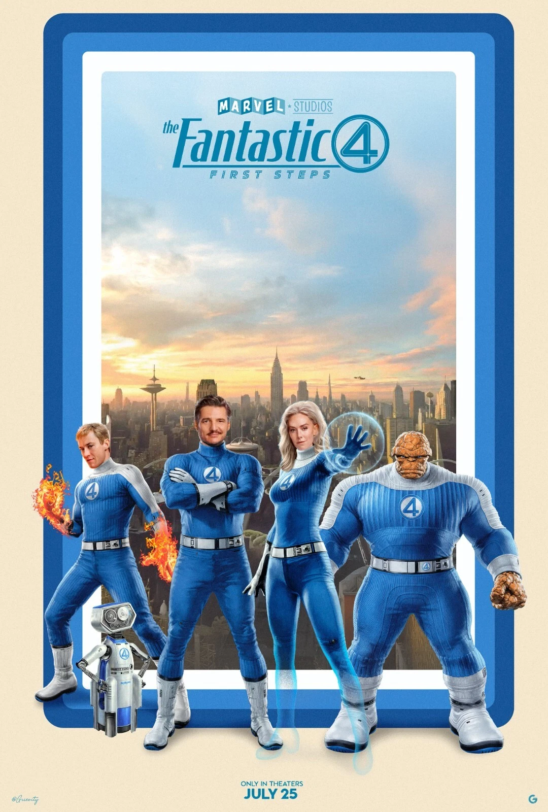 The Fantastic Four: First Steps Premium Matte Poster