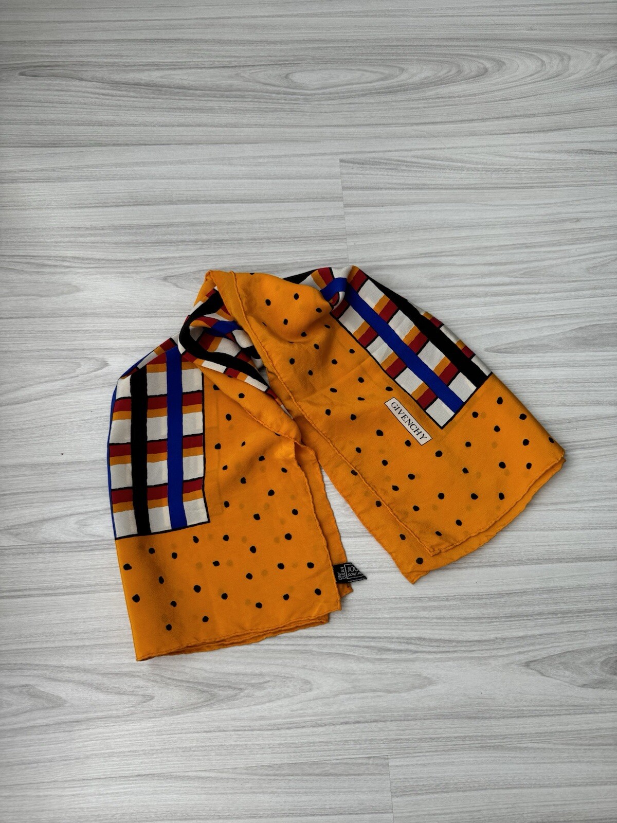 Givenchy Silk Scarf Geometric Pattern - image 5