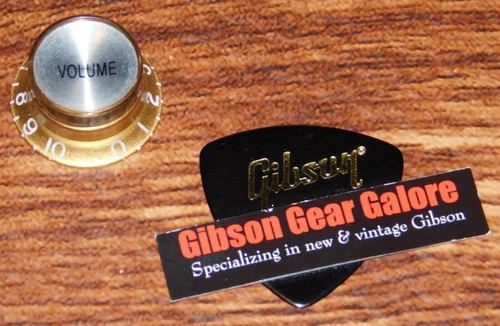 Gibson Les Paul Knob Single Gold V Top Hat Relic Guitar Parts SG Custom Small