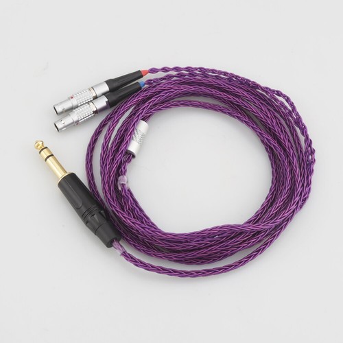 Conector Jack 6.35mm 7N OCC Plateado Auriculares Actualización Cable para Focal Utopia - Imagen 4 de 7