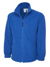 PLAIN NO TEXT Classic FLEECE Jacket Full Zip Work Wear Warm Casual HQ Clothing