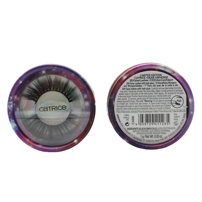2x Catrice DEAR UNIVERSE 3D False Lashes Künstliche Wimpern C03 I Am Confident