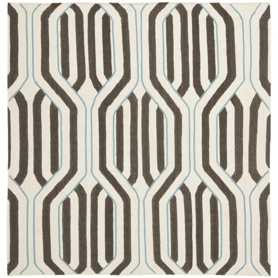 SAFAVIEH Dhurries DHU563A Handwoven Ivory / Multi Rug - Image 4 of 4