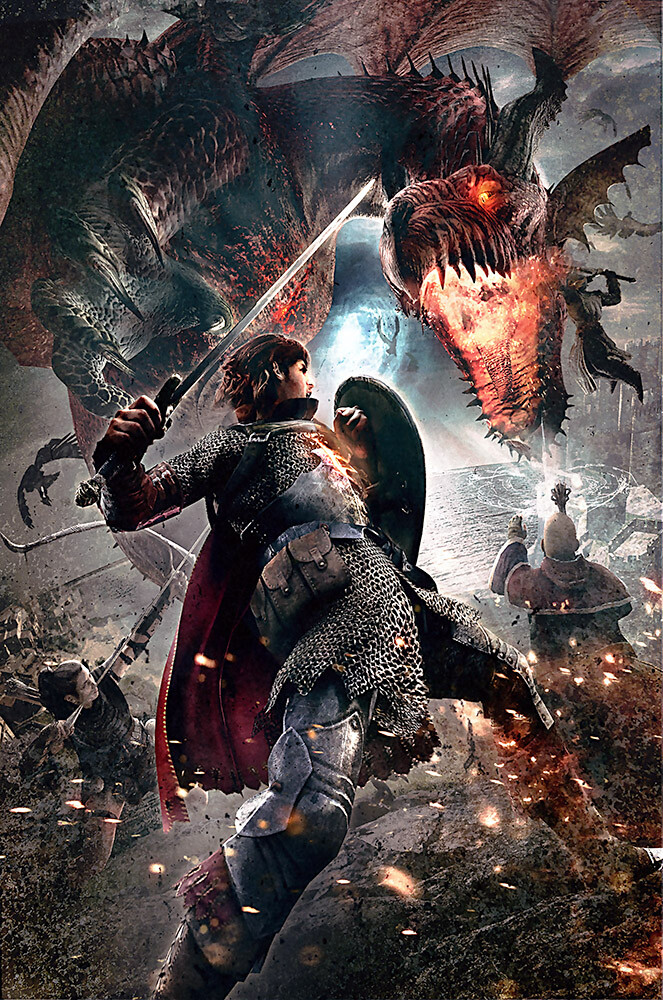 Dragon's Dogma Dark Arisen PS4 XBOX ONE Premium POSTER MADE