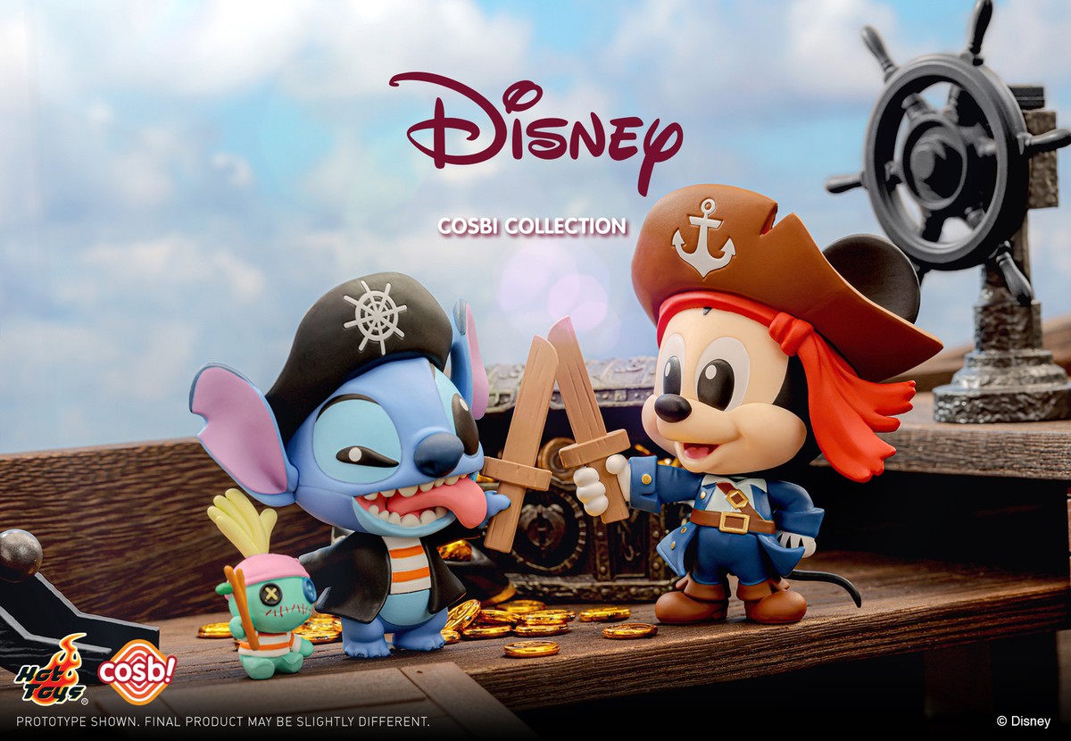 Hot Toys Disney Pirate Cosbi Bobble-Head Collection (Full set of 8