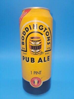 Boddington's Pub Ale Beer Can 16oz w/ Draughtflow System Empty