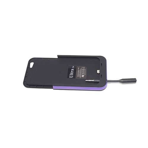 2 x Black Slim 3.5mm Headset Audio Jack Extender for iPhone Android Battery case - Picture 5 of 8