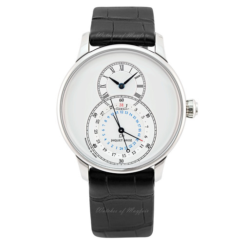 Jaquet-Droz Grande Seconde Dual Time Silver 43mm J016030240 watch