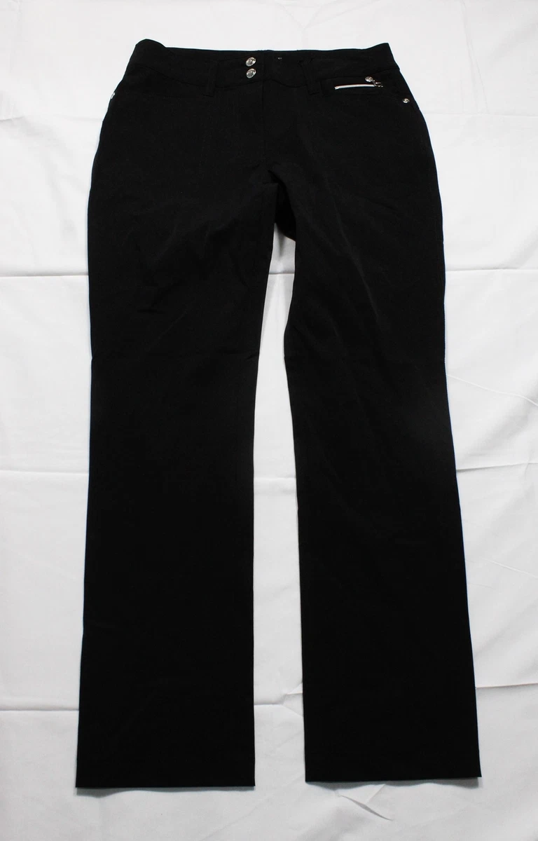 Daily Sports Women's Magic High Water Ankle Pants CD4 Black Size US:8 UK:12  NWT