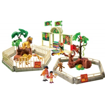 PLAYMOBIL ZOO - CITY LIFE - LIONS, ORANGUTANS, TREES, ROCKS